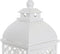 Straatlantaarn DKD Home Decor 24 x 24 x 74 cm Verouderde afwerking Kristal Metaal Wit Arabisch