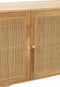 J-Line dressoir - rotan/hout - naturel