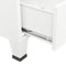 vidaXL - Opbergkast - industrieel - 70x40x115 - cm - metaal - wit
