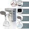 Lebenlang Quick & Go - Stoomstrijkijzer 1500 W 300 ml - Automatische stoomafgifte LCD-display - Wit