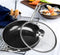 Koekenpan met deksel Non Stick Deep Saute Pan - Wok met extra handvat - 28 cm - Keramische coating - RVS - Inductie