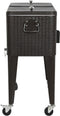 Koelbox DKD Home Decor Bruin Metaal Synthetische rotan 76 L 83 x 48 x 86 cm