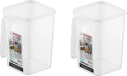 Koelkast opbergdoos - koelkast zijdeur voedsel - verse dozen bakken met handvat - voor fruit groenten - Home keuken organisator - Set van 2