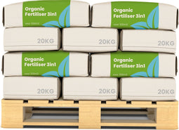 Koemestkorrels 3in1 (400kg, 4000m2) - Allround Organische Meststof - Koemest - Mestkorrels - Bodemverbeteraar - Gedroogde Koemestkorrels - Direct opneembare voeding - Lavameel Toevoeging - Langdurige Werking - Organifer