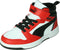 PUMA Rebound V6 Mid AC+ PS - Hoge sneakers - SoftFOAM+ demping - PUMA White-PUMA Black-For All Time Red