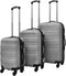Kofferset - 3-delig - zwart - Hardcase - Biko