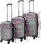 Kofferset - 3-delig - zwart - Hardcase - Biko