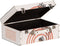 Kofferset 34,5 x 24,5 x 14 cm Blommor Canvas DMF (2 Onderdelen)