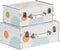 Kofferset 34,5 x 24,5 x 14 cm Canvas DMF (2 Onderdelen)