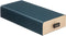 Koffie cup/capsule houder/dispenser lade bamboe hout/metaal blauw 30 capsules - Koffiecups ladekastje Nespresso/dolce Gusto