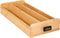 Koffie cup/capsule houder/dispenser lade bamboe hout/metaal wit 30 capsules - Koffiecups ladekastje Nespresso/dolce Gusto