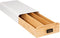 Koffie cup/capsule houder/dispenser lade bamboe hout/metaal wit 30 capsules - Koffiecups ladekastje Nespresso/dolce Gusto