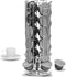 Koffie cup/capsule houder/dispenser zilver roterend 24 cups - Koffiecups houder/standaard - Metalen Dolce Gusto cuphouder