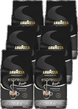 Koffie lavazza espresso bonen barista perfetto 1kg - 6 stuks