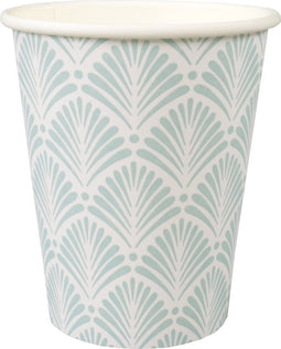 Koffiebeker | Enjoy your drink | Karton + dispersiecoating | 250ml | 8oz | 92mm | wit | 1000 stuks