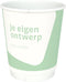 Koffiebeker | Je eigen ontwerp | Karton + PE | dubbelwandig | 225ml | 8oz | 88mm | 500 stuks