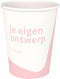 Koffiebeker | Je eigen ontwerp | Karton + PE | enkelwandig | 150ml | 6oz | 80mm | 1000 stuks