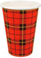 Koffiebeker karton 180cc / 7.5 oz | Schotse Ruit | 180 ml | Doos 2500 stuks