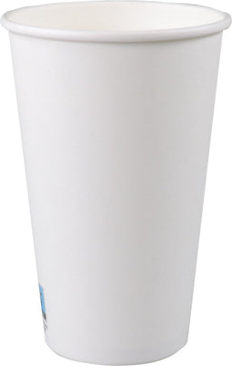 Koffiebeker | Karton + PE | 480ml | 16oz | 135mm | wit | 1000 stuks