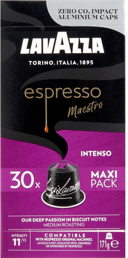 Koffiecups lavazza espresso intenso 30 stuks