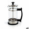Koffiepot met Zuiger Quid Serenia Transparant Glas Roestvrij staal 350 ml (6 Stuks)