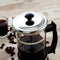 Koffiepot met Zuiger Quid Serenia Transparant Glas Roestvrij staal 350 ml (6 Stuks)