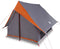 vidaXL - Kampeertent - A-Frame - 3-Persoons - Grijs - en - Oranje - Waterdicht