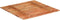 vidaXL - Tafelblad - 15-16 - mm - 80x80 - cm - massief - acaciahout