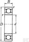 Kogellager 6205-C-2HRS FAG 25X52X15 mm