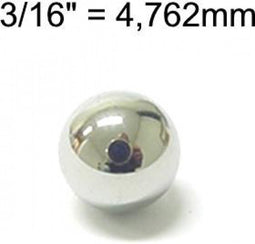Kogels Marabu 3/16 - 4.762mm (per gros)
