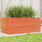 vidaXL - Plantenbak - 110x60x46 - cm - massief - grenenhout - wasbruin