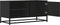 vidaXL - Tv-meubel - 80x34,5x40 - cm - bewerkt - hout - en - metaal - zwart