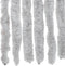 vidaXL - Vliegengordijn - 56x185 - cm - chenille - grijs