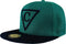Capiche® Snapback Pet Heren – De Square – Groen & Zwart – Verstelbaar met Druksluiting – Sportcap – Baseball Cap – Capiche Caps