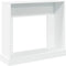 vidaXL - Haardombouw - 100x30x87,5 - cm - bewerkt - hout - wit