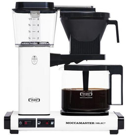 Moccamaster KBG Select - Koffiezetapparaat - 1,25l waterreservoir 10 kopjes - Mat Wit