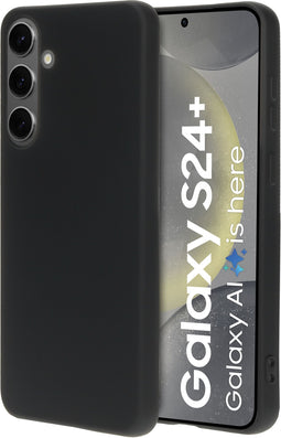 Mobiparts Samsung Galaxy S24 Plus - Silicone Cover - Soft-touch - Zwart