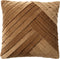 Dutch Decor GIDI - Kussenhoes 45x45 cm - velvet - effen kleur - Tobacco Brown - bruin - met rits