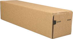 Koker | Golfkarton | vierkant | 105x105x435mm | bruin | 10 stuks