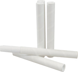 Koker | Karton | Brievenbuskoker | met dop | rond | Ø 30mm | 330mm | wit | 100 stuks