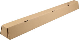 Koker, Karton, trapezium, 1005x75mm, bruin