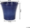 KOKKINO - Plantenbak - Blauw - 50 cm - Klei-vezelmengsel