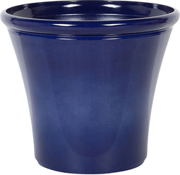 KOKKINO - Plantenbak - Blauw - 55 cm - Klei-vezelmengsel