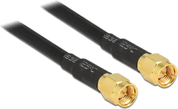 Delock 88891 - WiFi-antenne Aansluitkabel 5.00 m - Lage signaaldemping - Zwart