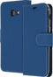 Accezz Hoesje Geschikt voor Samsung Galaxy A5 (2017) Hoesje Met Pasjeshouder - Accezz Wallet Softcase Bookcase - Donkerblauw