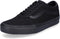 Vans MN Ward - Lage sneakers - Dubbel gestikte bovenlaag - Black/Black - Maat 41
