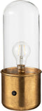 J-Line Tafellamp Antiek Led Glas/Zink Goud Small