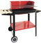 Kolenbarbecue met wielen Algon 58 x 38 x 72 cm