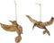 Kolibrie plastic hang goud