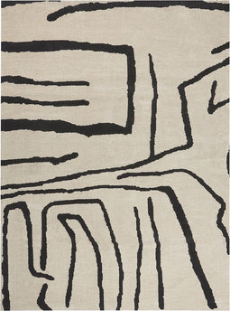 KOLPUR - Vloerkleed - Beige/Zwart - 300 x 400 cm - Polyester